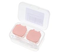 VALICLUD Étui à Lentilles Portable Chocolat, Boîte De Lentilles De Contact Hermétique, Support De Rangement Compact en Plastique, Léger Et Résistant, pour Voyages Et Activités De Plein Air