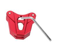 VALICLUD Étui de Clé Aluminium Rouge Coque Métallique Robuste Protection Sécurisée et Remplacement pour Clé de et Auto