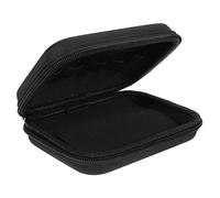 VALICLUD Étui de Transport Eva pour Huiles Essentielles, Pochette de Rangement Noire, Mini Paquet Compact pour Flacons Roll-on, Organiseur Voyage Sécurisé pour Aromathérapie