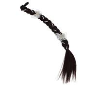 VALICLUD Extension De Queue De Cheval Tressée Pour Filles Accessoire Capillaire Tressé Synthétique Cheveux Postiche Avec Élastique Foncé Parfait Pour Événements Et Cosplay