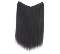 VALICLUD Extensions de Cheveux à Clips Longues Postiches Lisses Extensions Synthétiques pour Femmes Effet Naturel