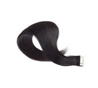 VALICLUD Extensions De Cheveux Humains Cheveux Synthétiques Sans Couture Ondulés Micro-Lisses Vierges Naturels Crochetés Ondulés Style Femme Foncé Adhésifs Sans Nœuds Cheveux
