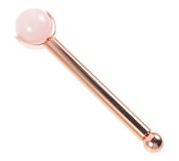 VALICLUD Face Roller Jade Rose Avec Manche Métallique Massager Visage Doux Et Soin De Peau Outil Sculptant Pour Circulation Améliorée Et Teint Lumineux