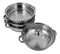 VALICLUD Faitout Vapeur en Acier Inoxydable pour Cuisson Vapor Électrique, Multi-Fonction, Cuisson Vapeur Saine et Induction