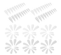 VALICLUD Faux Ongles Griffes Adhésifs 1000 Pièces Transparentes et Naturelles Capsules en Plastique Légères Extensions D’Ongles Brillantes pour Manucure Salon et Occasions Spéciales