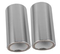 VALICLUD Feuilles D'aluminium pour Dépose Vernis Ongles Gel, 2 Rouleaux Argentés en Tinfoil, Déchirable Facilement pour Enlever Vernis la Maison