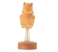 VALICLUD Figurine de Cheval à Bascule en Bois Sculpté, Mini Statue Feng Shui Zodiacale 2026, Décoration Maison et Voiture, Ornement Amulette Symbole de Prospérité, Artisanat Naturel