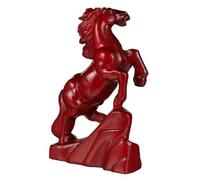 VALICLUD Figurine de Cheval Statue Décorative Naturel pour Bureau Maison Jardin Sculpture Animalière à Poser de pour Étagère ou Bureau