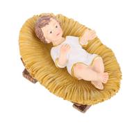 VALICLUD Figurine de Jésus en Résine pour Décoration de Noël Intérieure | Statue Artisanale, Ambiance Spirituelle et Souvenir, pour Étagère, Cheminée, Table