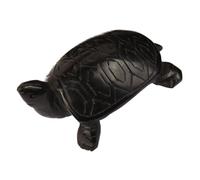 VALICLUD Figurine Tortue Obsidienne Décorative Sculptée Statuette Dragon Tortue Longévité Artisanale Stable pour Bureau Maison Bureau Salon Cadeau