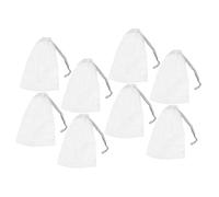 VALICLUD Filet Moussant Multi-Usages 8Pcs Paquet à Savonnette en Filet Exfoliants Pochettes à Savonnette Nettoyage Visage Voyages Cordon de Serrage