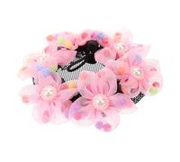 VALICLUD Filets à Chignon Ballet Garçon et Filles en Tissu Rose, Design Élastique Léger, Accessoires Cheveux Fille pour Performance de Danse