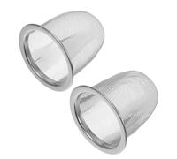 VALICLUD Filtre à Thé en Acier Inoxydable 2pcs Infuseur à Thé Fin Réutilisable Maille Fine Argentée Facile à Nettoyer