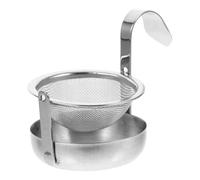 VALICLUD Filtre à Thé en Acier Inoxydable Rotatif Passoire Fine pour Tasse et Théière Maille Anti-Résidu Compatible Mugs Standards Accessoire Réutilisable pour Infusion Rapide Argenté