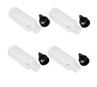 VALICLUD Flacon Compte-Gouttes Transparent 6Pcs Bouteille Portable avec Couvercle Récipient pour Liquide pour Peinture et Décorations Flacon Applicateur Coloré