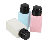 VALICLUD Flacon Distributeur de Nettoyage pour Ongles 220Ml Lot de 3 Récipient à Pression Fournitures de Manucure Contenants pour Dissolvant Pratique