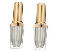 VALICLUD Flacon Pinceau pour Vernis à Ongles 10Ml 2Pcs Bouteille Vide Rechargeable avec Couvercle à Brosse Pratique pour Nail Art pour Manucure à Domicile