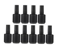 VALICLUD Flacons de Vernis à Ongles Vides 10Pcs 15Ml en Verre Rechargeables Pinceau pour Manucure Professionnelle