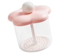 VALICLUD Foamer Manuel pour Nettoyant Visage Bouteille Moussante Transparente Mousseur Portable Facile à Utiliser Nettoyage Profond des Pores Design Compact Rose