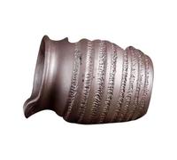 VALICLUD Fontaine Cascade en Céramique Écologique Mini Pot 1 Pièce Couleur Brun Ancien sans Pompe Système de Circulation d'eau pour Décoration Jardin Extérieur Intérieur Accessoire