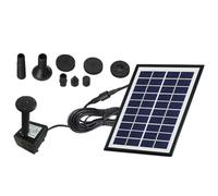 VALICLUD Fontaine Solaire Flottante 4W pour Jardin Extérieur Pompe à Eau Écologique sans Fil Mini Fontaine à Eau pour Étang et Bassin Circulation D’Eau et Oxygénation Naturelle