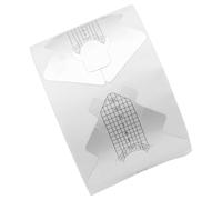 VALICLUD Formes Manucure Adhésives Aluminium Épaissi Stickers Guide Extension Ongles Pratiques Compactes pour Nail Art Professionnel et Personnel