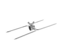 VALICLUD Fourchette à Rôtir en Acier Inoxydable 4 Dents pour Broche 2, 1 Cm