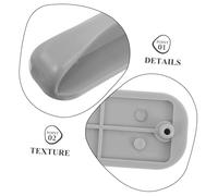 VALICLUD Fridge Handle Replacement For Commercial Display Refrigerators Curved Plastic Nonslip Pull With Screw And Washer Easy Install For Supermarket And Restaurant Kitchen Use