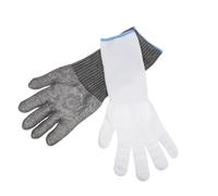 VALICLUD Gants Coupure Acier Inoxydable Longue Protection Résistants pour Cuisine Écaillage Huîtres et Manutention Fruits de Mer