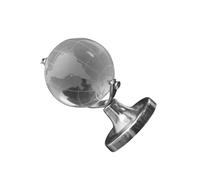 VALICLUD Globe Décoratif de Bureau Miniature en Cristal Globe Géographique Pivotant Décor Élégant pour Mariage et Fête Ornement Créatif et Compact pour Décoration Intérieure