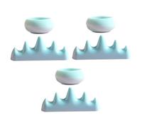 VALICLUD Gobelets De Nettoyage Pour Brosses à Ongles Et Porte-brosse 6 Pièces, Taille Standard, En Plastique Solide, Pour Nail Art Professionnelles Et Usage Salon, Accessoires Légers Et Portables