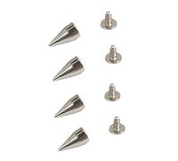 VALICLUD Goujons à Vis Punk 7x10 Mm Cône Métallique Clous Coniques 100 Pcs Décoration Cuir Vestes Paquet Chaussures Artisanat DIY