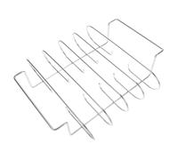 VALICLUD Grill Air Fryer Rack pour Barbecue Multifonction Support Vertical pour Cuisson de Poulet Steak Légumes et Fruits de Mer Accessoire Bbq Polyvalent pour Réunions Familiales et Pique