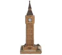 VALICLUD Grosse Figurine Big Ben en Résine Robuste, Grand Modèle Architectural Rétro, Décoration De Table Unique pour Bureau Et Souvenir De Voyage