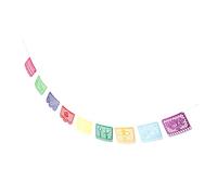 VALICLUD Guirlande Mexicaine Feutre Colorée Décoration Festive pour Fête Cinco de Mayo et Jour des Morts Bannière Mexicaine Petite pour Intérieur et Extérieur