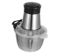 VALICLUD Hachoir Viande Électrique Acier Inoxydable Multifonction Double Vitesse pour Ail Oignon Légumes Cuisine Maison Sécurisé Norme Européenne