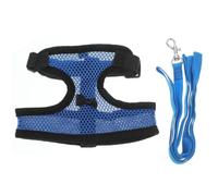 VALICLUD Harnais en Maille Respirante pour Poules Oies et Canards Ceinture de Marche Ajustable avec Nœud Décoratif Taille M Bleu Confortable et Sécurisé pour Promenade Couleur Aléatoire