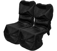 VALICLUD Housse de Siège Auto Imperméable en Polyester Protection Taille Standard Noire Protection Anti-Poussière Toutes Saisons Accessoire Voiture Pratique et Solide