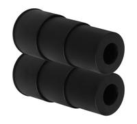 VALICLUD Housse pour Chaise de Bureau Prolongation Durée de Vie Noire en Plastique 2pcs, Accessoires de Protection pour Vérin de Gaz, Installation Facile Usage Bureau ou Maison