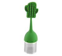 VALICLUD Infuseur à Thé Silicone Forme de Cactus Filtre à Acier Inoxydable Accessoire Pratique et Élégant pour Infusion de Thé Outil de Cuisine Multifonctionnel avec Design Fuite et Facile