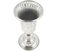 VALICLUD Jardinière Rétro en Fer Vintage pour Fleurs Fraîches et Séchées Vase Décoratif Doré Style Urne Contenant Stable pour Composition de Fleur Décoration Mariage et Jardin Intérieur