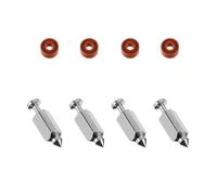 VALICLUD Jeu de 4 Pointeaux de Carburateur en Acier Joints Toriques Accessoires pour Tondeuse à Gazon Compatibles Moteurs 398188 Pièces de Précision pour Entretien Tondeuse