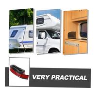 VALICLUD Joint Étanchéité Gouttière Noire Silicone pour Camping-Car Bande Flexible pour Déviation de Eau Installation Simple pour Porte Extérieure et Véhicule Bateau