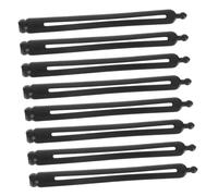 VALICLUD Kit 8 Accessoires pour Chignon Donuts en Plastique Écologique Souple, Outil de Coiffure pour Tressage Cheveux, Adapté Usage Quotidien Fête Mariage, sans Odeur ni Dommage Cheveux