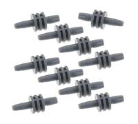 VALICLUD Kit de 10 Connecteurs Adaptateurs en Pvc pour Brassard de Tensiomètre Électronique, Forme en I, Léger et Facile à Utiliser, Maison Seniors