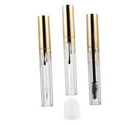VALICLUD Kit De 3 Tubes Cosmétiques Transparents Étanches Pinceau Tube Mascara Vide Vide Pour Voyages Et Création De Produits Cosmétiques