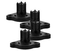 VALICLUD Kit de 4 Pièces de Support pour Auvent de Camping-PP Compact Pied Automatique, Accessoires de Connexion pour Tente, pour Activités Outdoor