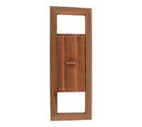 VALICLUD Kit de Fenêtre D'aération en Bois pour Sauna, Équipement de Sauna, Facile à Nettoyer Remplacer, Conçu pour Hammam et Sauna Traditionnel