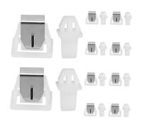 VALICLUD Kit de Gâche de Porte Sèche 10pcs en Plastique et Acier Inoxydable, Verrous de Sécurité Robustes pour Appareils Ménagers et Machines Diverses