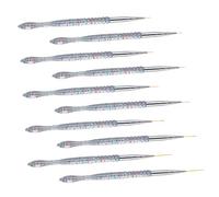 VALICLUD Kit De Manucure Gel 2 Ensembles Avec Stylo À Tirer Pour Outil De Nail Art Kits D'Ongles De Pieds Crayon Eye-Liner Bâtons D'Ongles À Dessin Pinceau De Nail Art